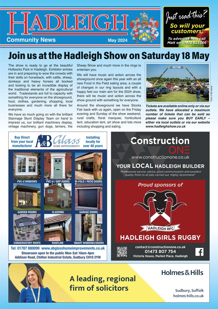 Hadleigh Community News Magazine Cover