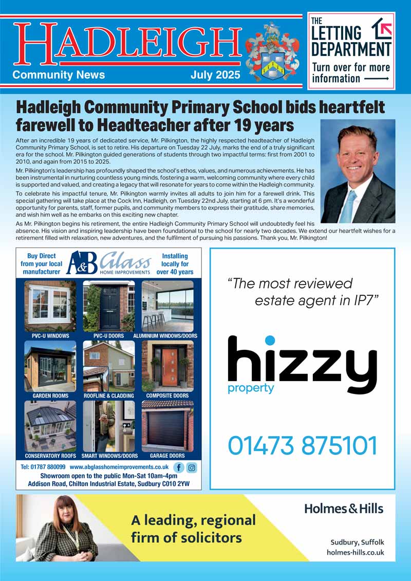 Hadleigh Community News Magazine Cover