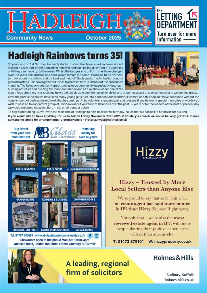 Hadleigh Community News Magazine Cover