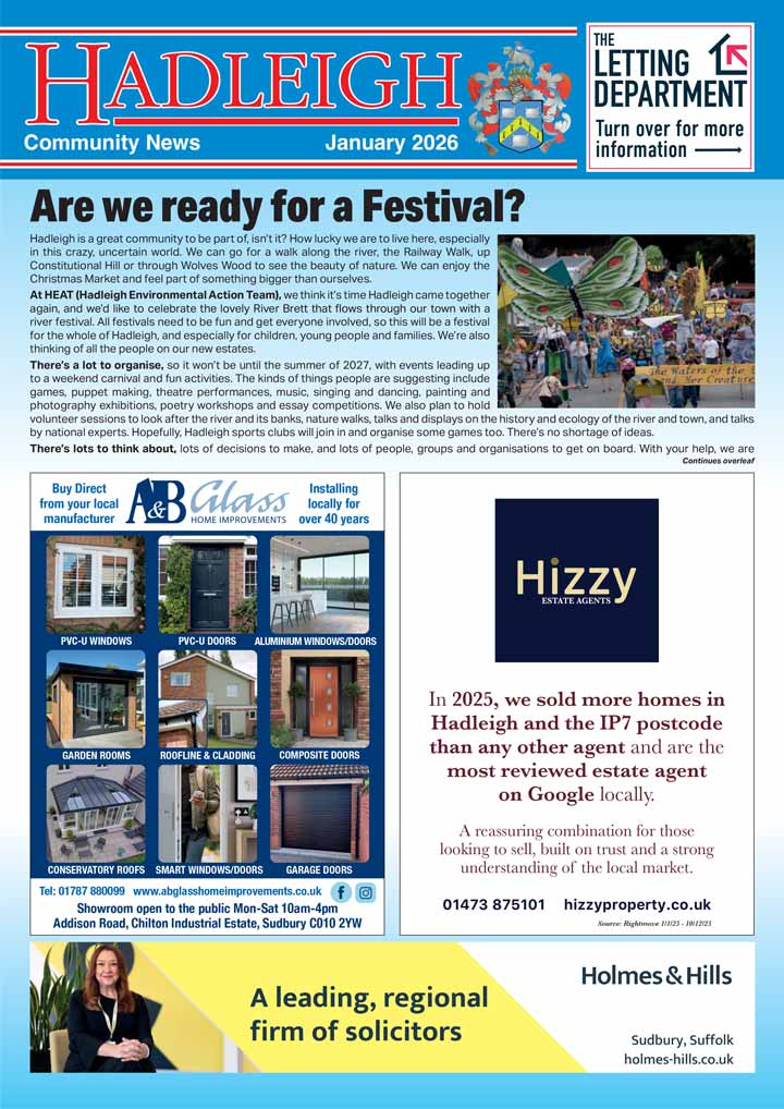 Hadleigh Community News Magazine Cover