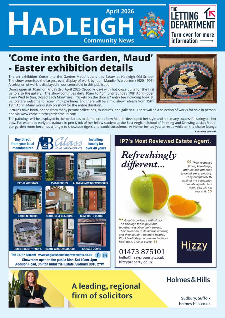 Hadleigh Community News Magazine Cover