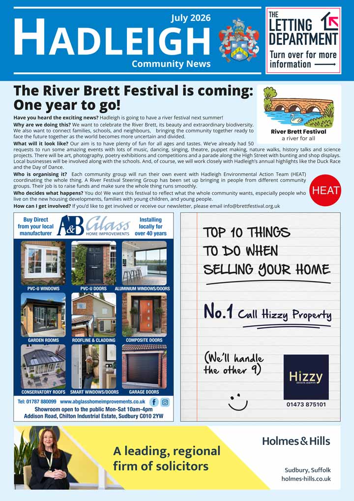 Hadleigh Community News Magazine Cover