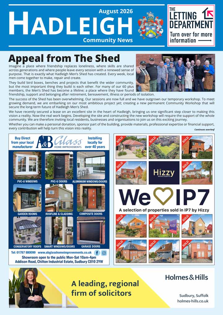 Hadleigh Community News Magazine Cover