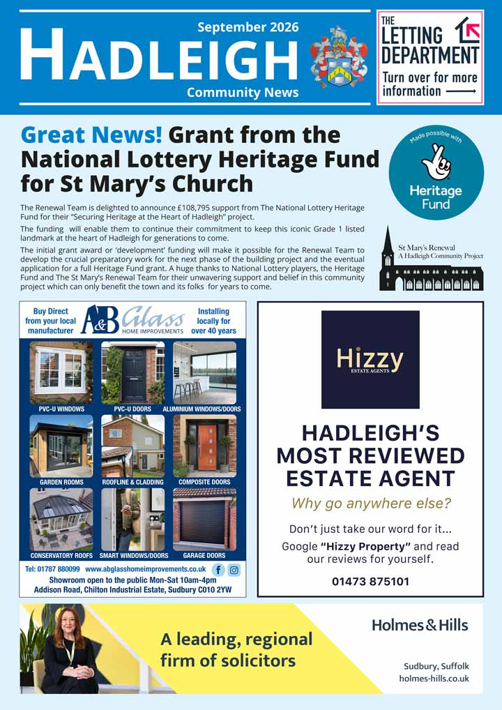 Hadleigh Community News Magazine Cover
