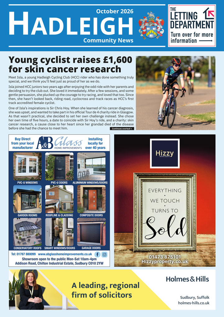 Hadleigh Community News Magazine Cover